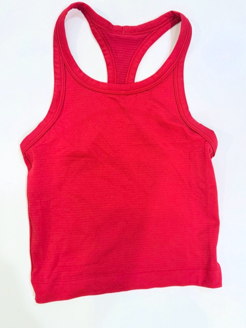lululemon athletica Red Racerback Tank Top